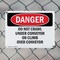 Signmission Do Not Crawl Under Conveyor Or Climb Over Conveyor Danger Sign, Plastic, 10in W x 7in L, 2PK OS-2PACK-DS-P-710-L-2448 - alternate 4